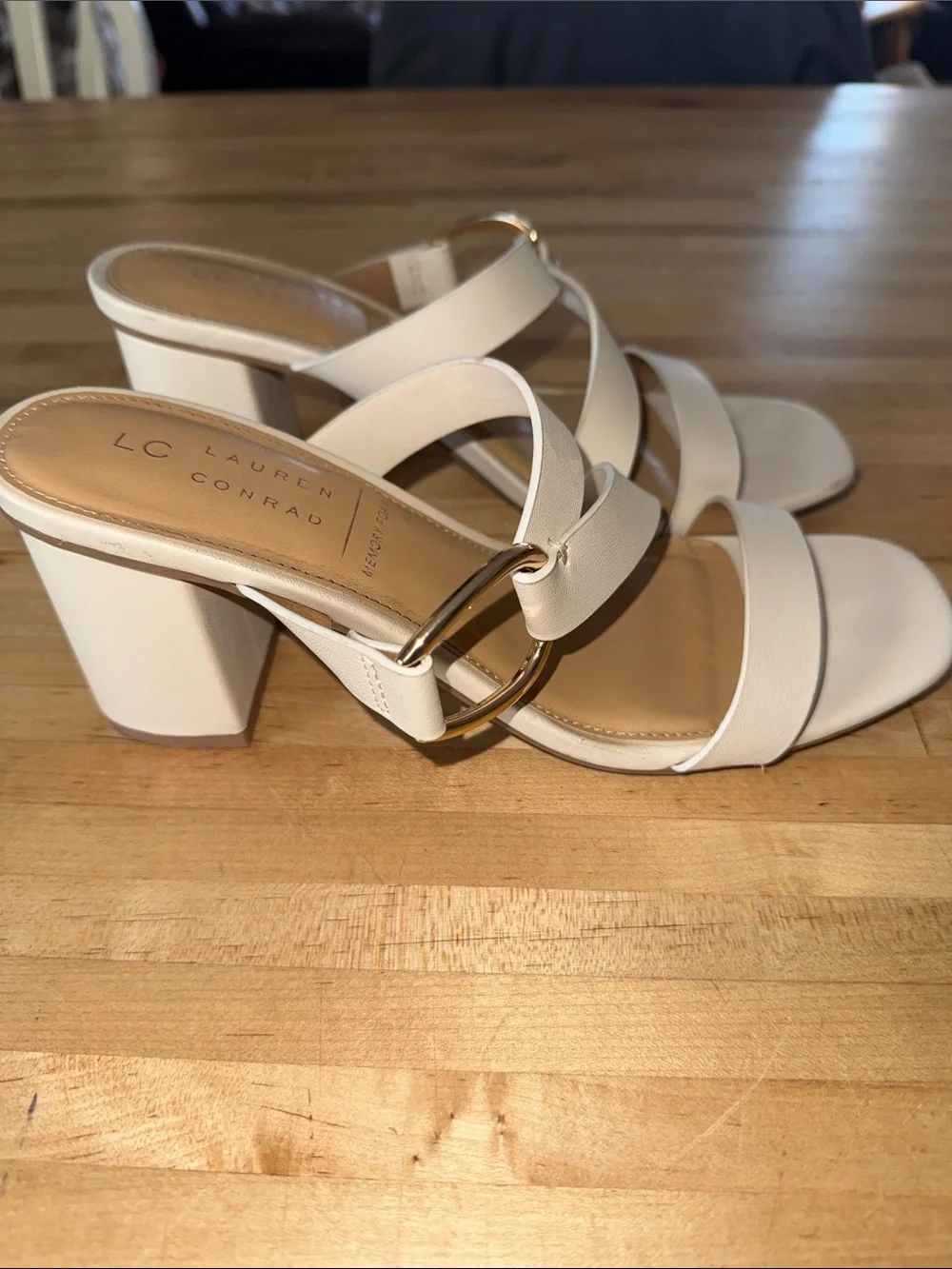 LC Lauren Conrad Canelle Women's Asymmetrical Heels